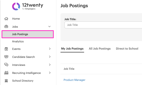 Managing your 12twenty Multi-Post Job – 12twenty Support