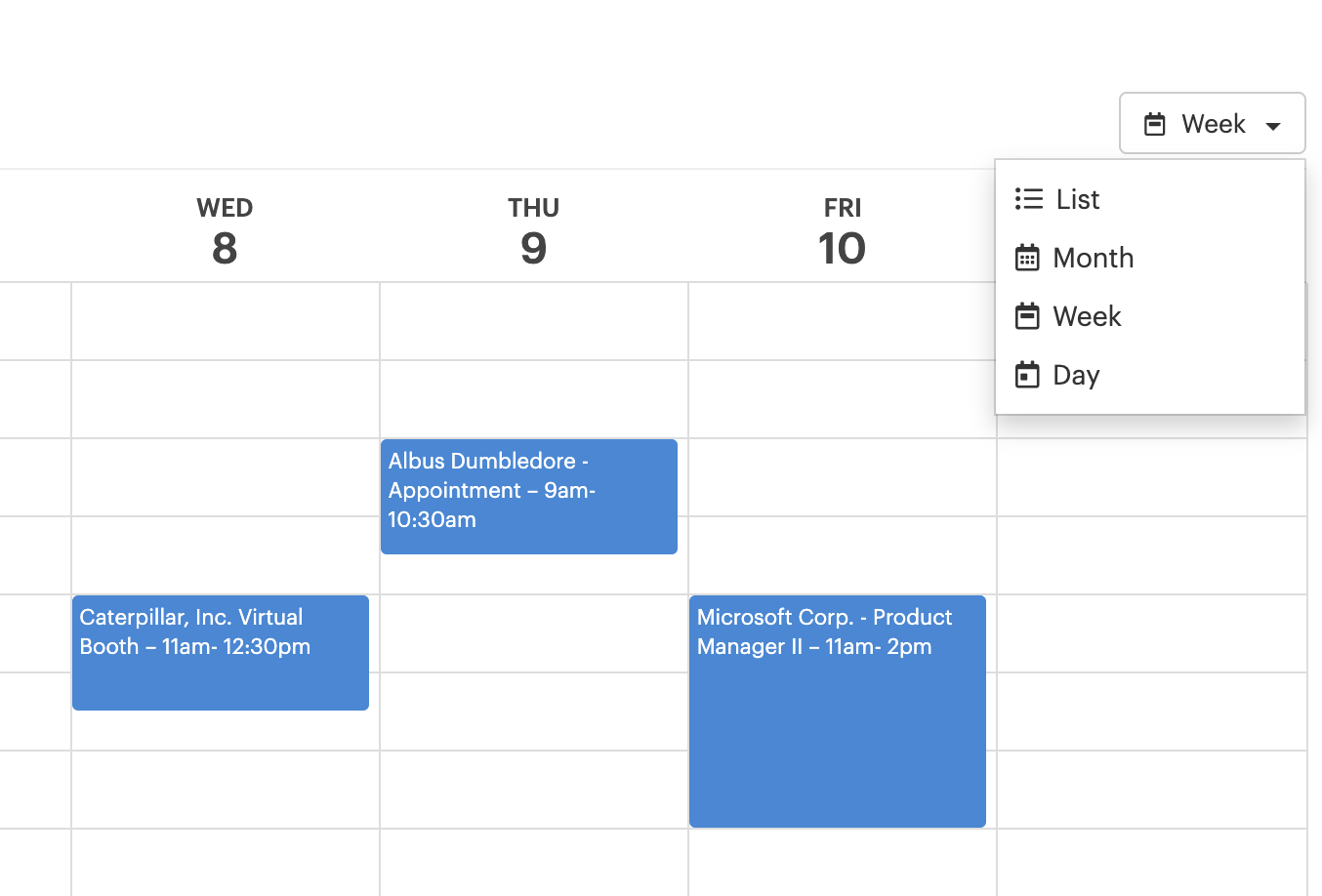 Student Calendar 12twenty Support